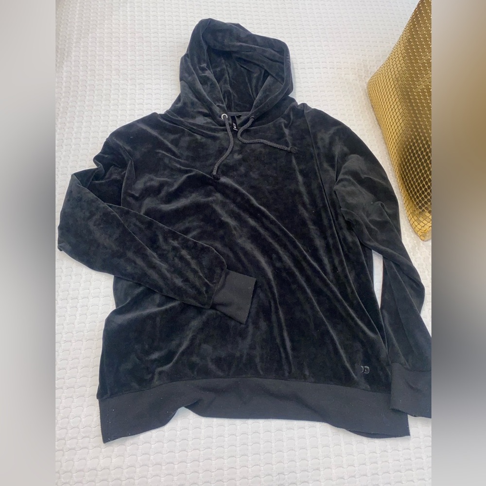 Black Joe’s Jeans Velour Hoodie